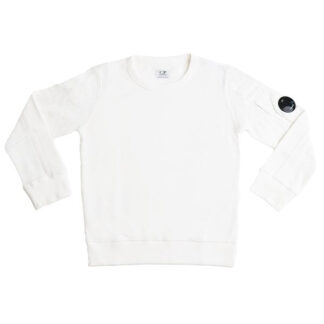 C.P. Company Gauze White Sweatshirt - Str. 8 år - C.P. Company