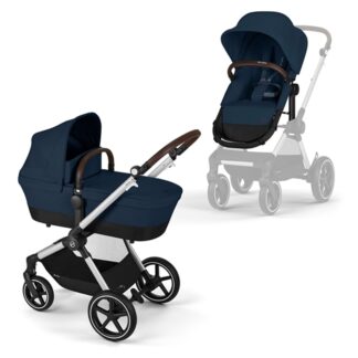 Cybex Eos Lux Ocean Blue 2-i-1 Klapvogn - Cybex