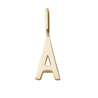 Design Letters Archetype Lille Vedhæng GOLD Plated - Str. N - Design Letters