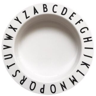 Design Letters Tritan White Eat & Learn ABC Dyb Tallerken - Design Letters