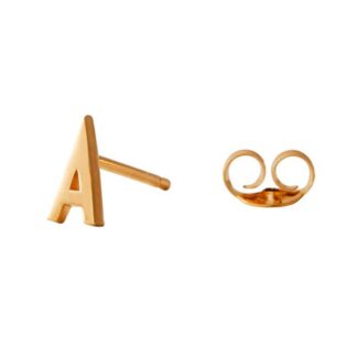 Design Letters Archetype Ørestik GOLD Plated - Str. N - Design Letters