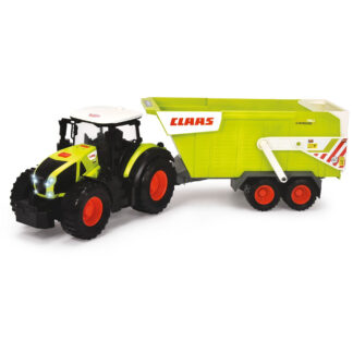 Dickie Toys CLAAS Traktor med Hænger - Dickie Toys