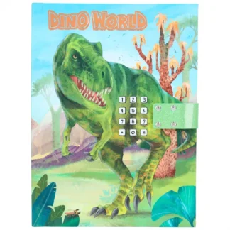 Dino World Dagbog m. Kode og Lyd - Dino World