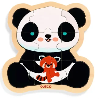 Djeco Træpuslespil Panda - Djeco