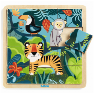 Djeco Puzzle Bois Puzzlo Jungle - Djeco