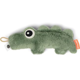 Done by Deer Tiny Sensory Rattle Croco Green - DonebyDeer