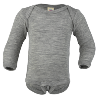 Engel Grey Mélange Baby Body - Str. 62-68 cm - Engel