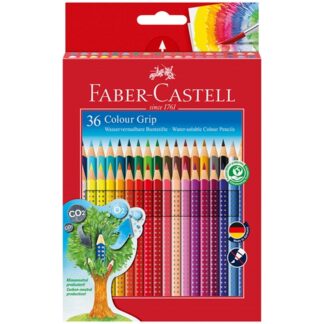 Faber Castell Grip 2001 Akvarel 36 Trekants Farveblyanter - Faber-Castell