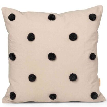 Ferm Living Dot Tufted Pude Sand/Black - Ferm Living