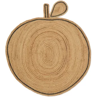 Ferm Living Apple Flettet Jute Tæppe Natural - Ferm Living