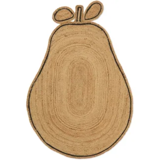 Ferm Living Pear Flettet Jute Tæppe Natural - Ferm Living