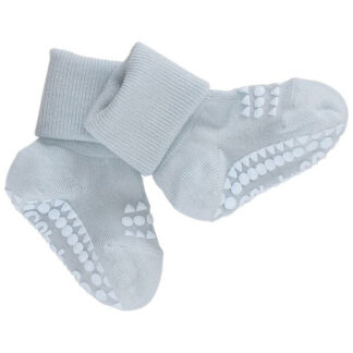 GObabyGO Bamboo Strømper Antislip Sky Blue - Str. 1-2 år - Gobabygo