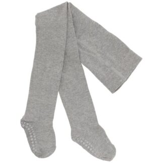 GObabyGO Antislip Strømpebukser Grey Melange - Str. 3-4 år - Gobabygo