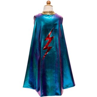 Great Pretenders Blue Lightning Holographic Cape - Great Pretenders