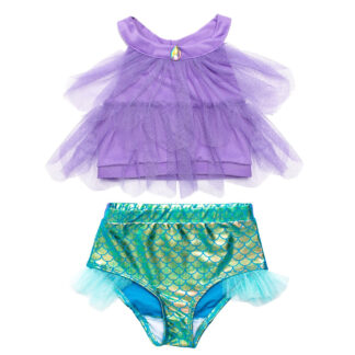 Great Pretenders Mermaid Swimsuit - 2 Piece - Str. 3-4 år - Great Pretenders