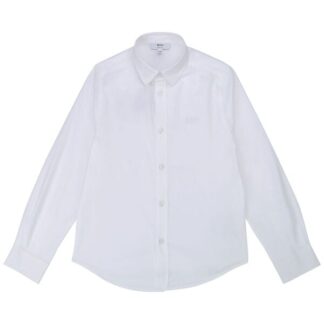 Hugo Boss Boy Skjorte White - Hugo Boss