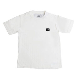 C.P. Company Gauze White T-shirt - Str. 8 år - C.P. Company