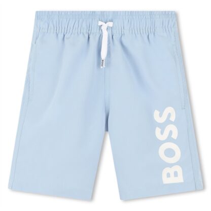 Hugo Boss Pale Blue Badeshorts - Str. 8 år - Hugo Boss