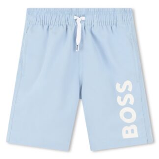 Hugo Boss Pale Blue Badeshorts - Str. 6 år - Hugo Boss