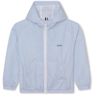 Hugo Boss Pale Blue Hooded Jakke - Str. 5 år - Hugo Boss