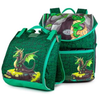 JEVA Intermediate Skoletaske Dragon Draco - JEVA