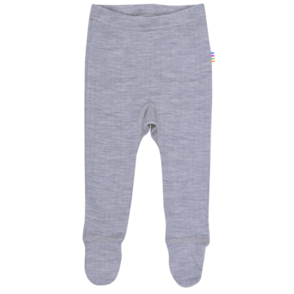 Joha Uld Rib Grey Melange Leggings - Str. 80 cm - Joha