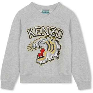 Kenzo Grey Marl Sweatshirt - Str. 8 år - Kenzo