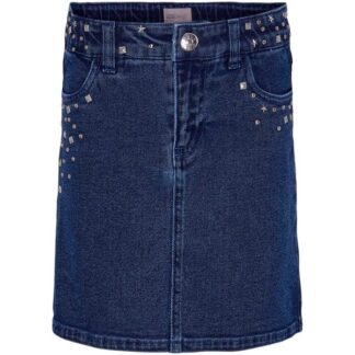 Kids ONLY Medium Blue Denim Dina Star Studd Nederdel - Kids ONLY