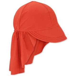 Konges Sløjd Fiery Red Manuca Frill UV Solhat - Str. 3-6 mdr - Konges Sløjd