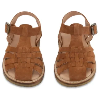 Konges Sløjd Minou Sandal Ruskind Cognac - Ralph Lauren