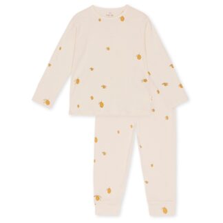 Konges Sløjd Lemon Sleepy Pyjamas - Str. 7-8 år - Konges Sløjd