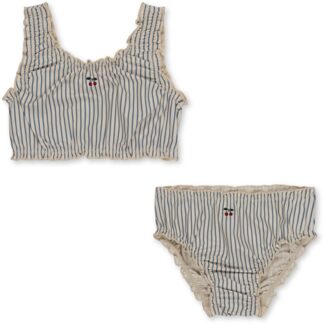 Konges Sløjd Collette Bikini Blue Stripe - Str. 18 mdr - Konges Sløjd