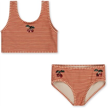 Konges Sløjd Jade Swim Bikini Glitter Stripe - Str. 12 mdr - Konges Sløjd