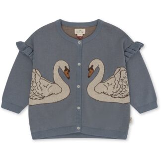 Konges Sløjd Tradewinds Lapis Frill Cardigan - Str. 9 mdr - Konges Sløjd