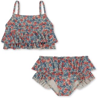 Konges Sløjd Manuca Frill Bikini Rosie Blue - Str. 3 år - Konges Sløjd