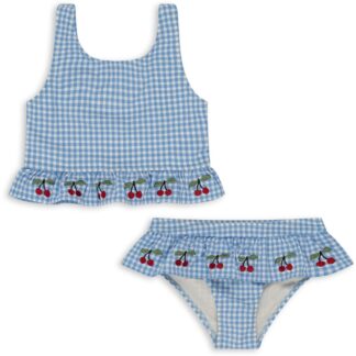 Konges Sløjd Soline Bikini Provence/White Swan - Str. 7-8 år - Konges Sløjd