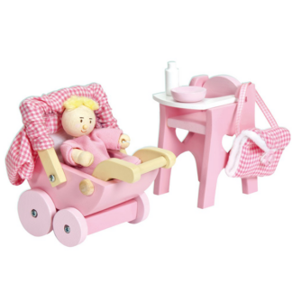 Le Toy Van Nursery Set And Baby - Le Toy Van