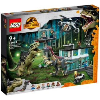 LEGOÂ® Jurassic Worldâ¢ Giganotosaurus og Therizinosaurus Angreb - LEGOÂ®