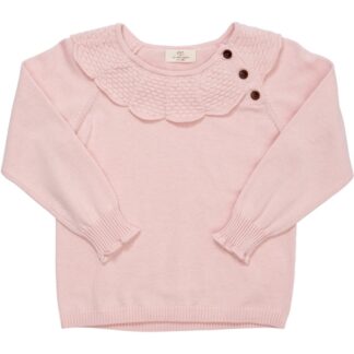 Copenhagen Colors Dusty Rose Strik Margueritte Bluse - Str. 122 - Copenhagen colors