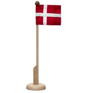 Langkilde & Søn Bordflagstang Luksus m. Dannebrogsflag - 30cm - Langkilde & Søn