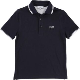 Hugo Boss Boy Short Sleeve Polo Navy - Str. 6 år - Hugo Boss