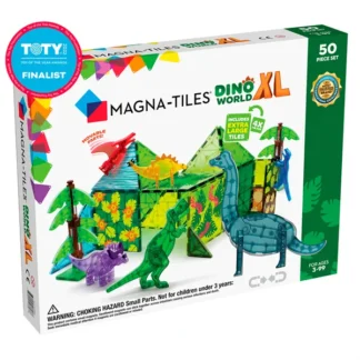 Magna-TilesÂ® Dino World XL - Magnetsæt 50 Dele - Magna-TilesÂ®