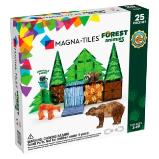 Magna-TilesÂ® Skovdyr - Magnetsæt 25 Dele - Magna-TilesÂ®