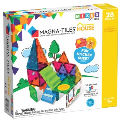 Magna-TilesÂ® House - Magnetsæt 28 Dele - Magna-TilesÂ®