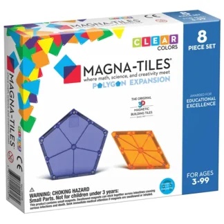 Magna-TilesÂ® Expansion - Udvidelsessæt 8 Dele - Sekskanter - Magna-TilesÂ®