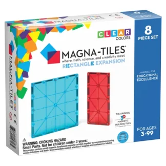 Magna-TilesÂ® Expansion - Udvidelsessæt 8 Dele - Firkanter - Magna-TilesÂ®