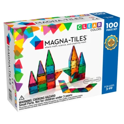 Magna-TilesÂ® Clear Colors - Magnetsæt 100 Dele - Magna-TilesÂ®