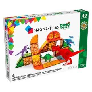 Magna-TilesÂ® Dino World - Magnetsæt 40 Dele - Magna-TilesÂ®