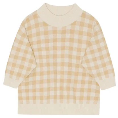 Monsieur Mini Gingham Sweater - Monsieur Mini