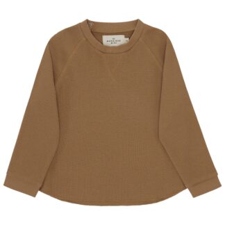 Monsieur Mini Waffle Sweatshirt Suger Brown - Monsieur Mini